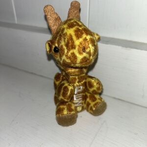 Pez Wildlife Animal Plush Giraffe keychain